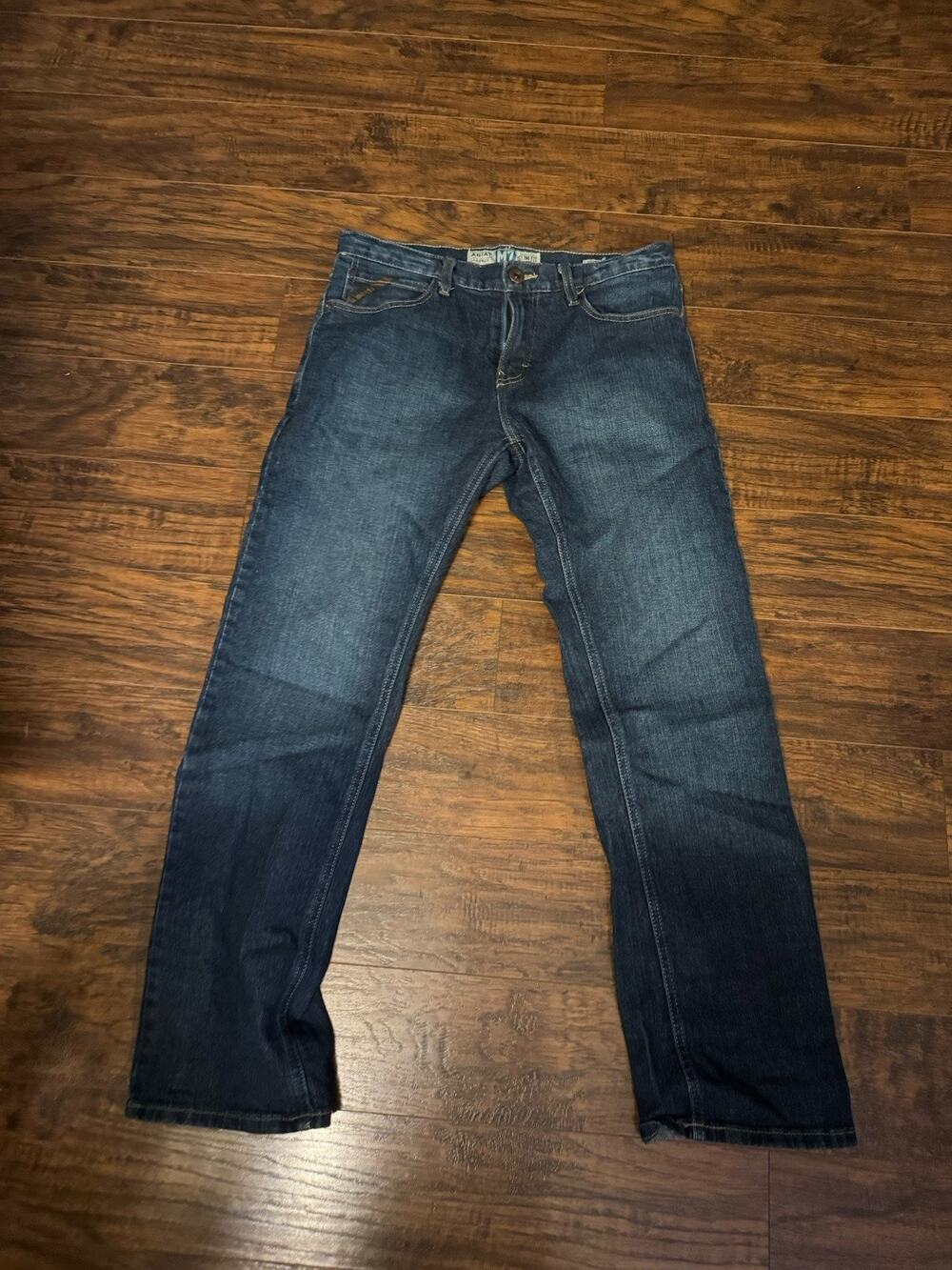 Ariat M7 Jeans Mens 32x32 Legacy Slim Fit Straight Leg Blue Denim